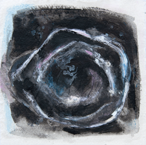 Cosmos 1 | 8" x 8" | Watercolor on paper | 2020