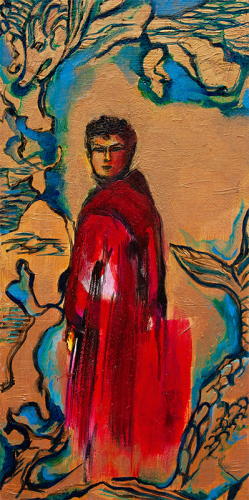 Wars + Rumours of Wars | 14.5" x 7" | Oil on wood | 2021-2023