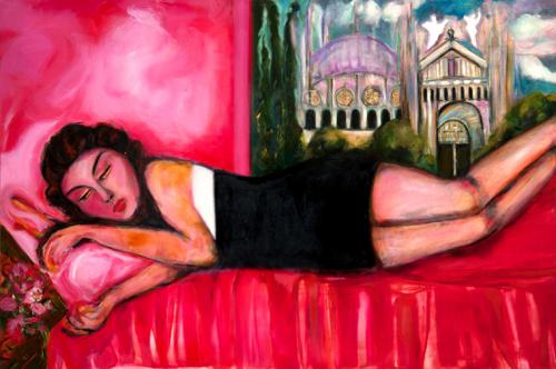 The Pink Room | 48” x 72” | Oil on canvas | Spring 2017