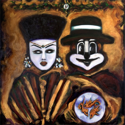 The Dinner Guests | 36” x 36” | Oil on canvas | Fall 2017