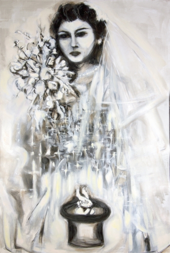 The Magic Border | 72" x 48" | Oil on canvas  | Fall 2017