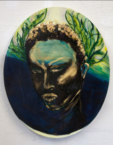 Goddess on a Mission | 20" x 16" | Oil on canvas | Winter 2019